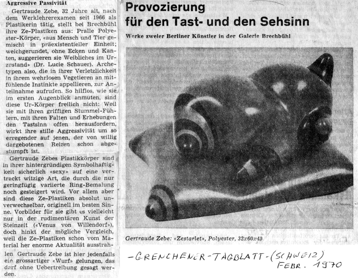 provozierung fr den tast- und sehsinn